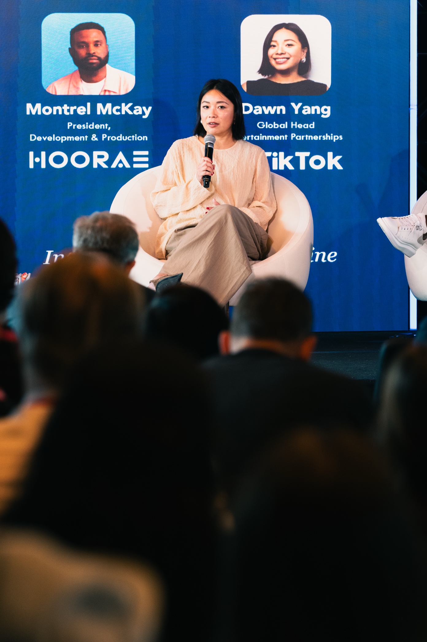 On-stage fireside at the 2026 summit